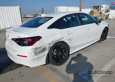 2025 Honda Civic Sport z USA, uszkodzony, nr VIN 2HGFE2F50SH513887